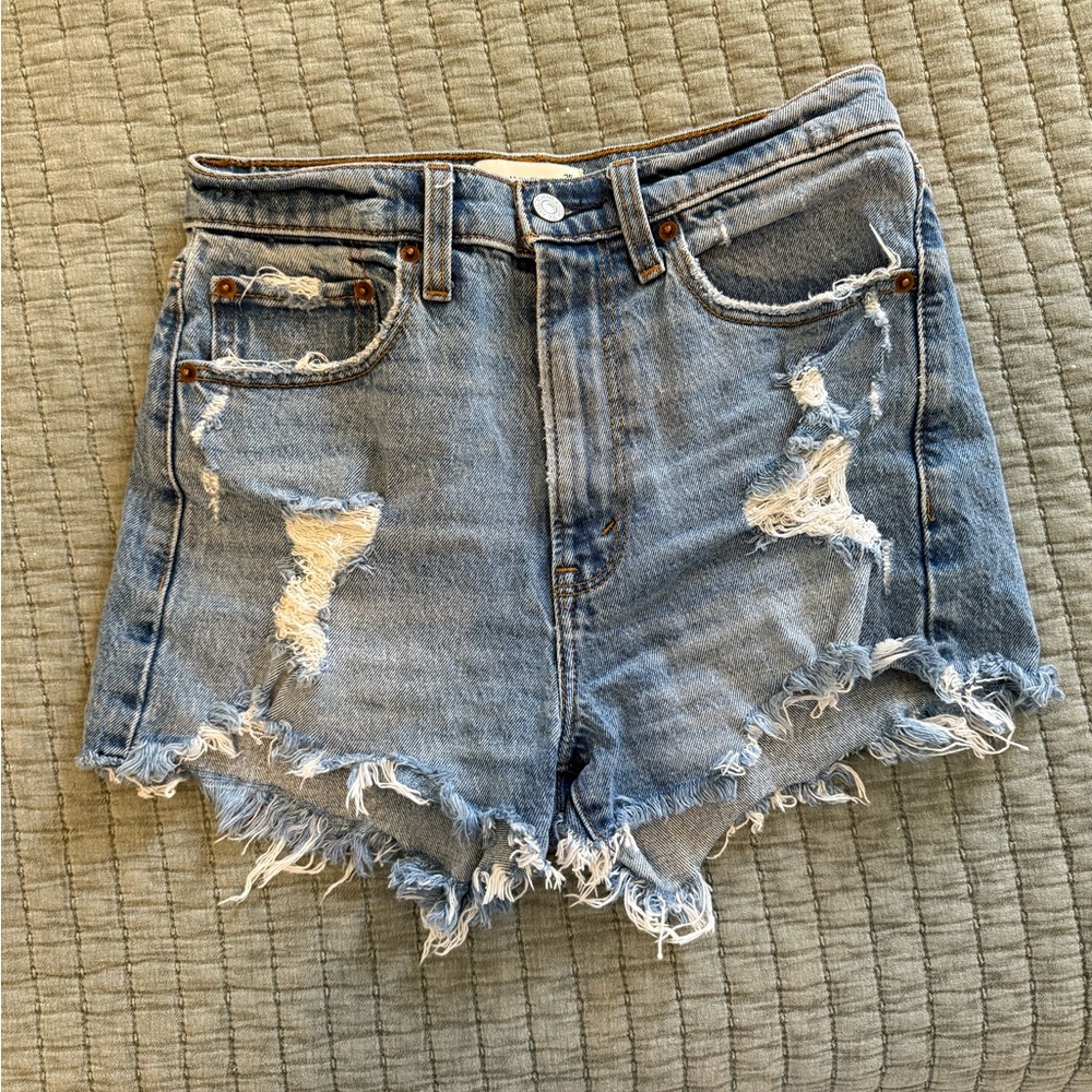 Distressed Denim Women's Shorts